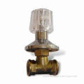 Brass Stop Valve with Hot Forging Process, Water and Oil Working Medium